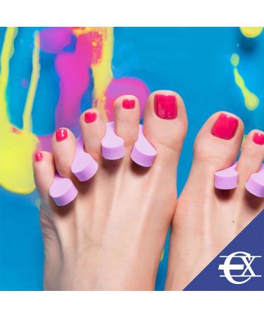 EuroXanty Pedicure Accessories: Foam Toe Separators & Spreaders for Perfect Nail Painting - Buy Online on GoSupps.com