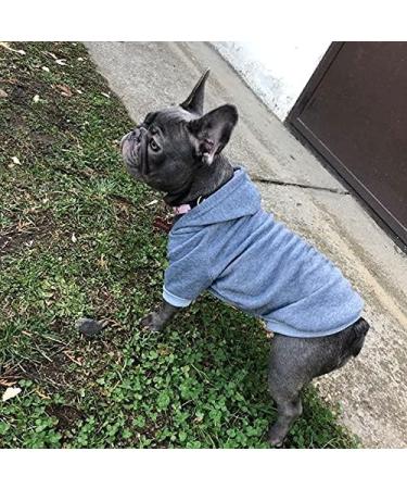 Ducomi 100% Cotton Dog Sweatshirt - Warm Monochrome Coat for All Breeds & Sizes (XS to 9XL) - Perfect Small Dog Sweater - Gray 2XL - Buy Online on GoSupps.com