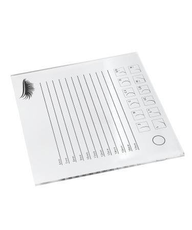 20x20 cm Washable Eyelash Extension Tray with Scale - Large Holder for Salon Extensions - Buy Online on GoSupps.com