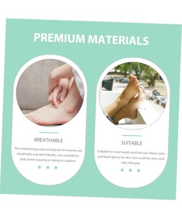Housoutil 1 Set Lotion Womens Gloves Moisturizing Gloves Womens Socks Moisturizing Socks Moisturizing Hand Gloves Hand Gloves Moisturizing Overnight Essential Oil Women's Soft Gel - Buy Online on GoSupps.com