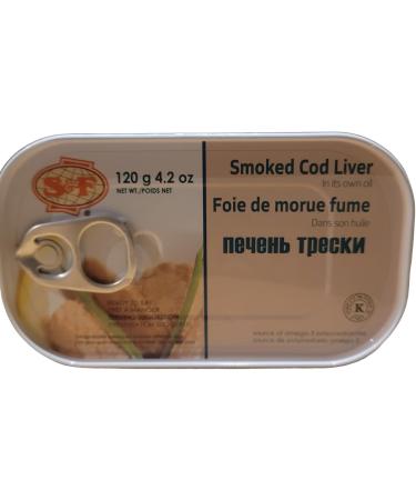 Icelandic Cod Liver in Its Own Oil - 120g - Pack of 4 - Buy Online on GoSupps.com