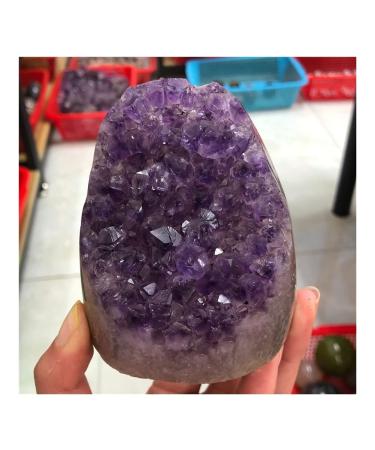 Stone Natural Purple Crystal Cluster Natural Uruguay Amethyst cave Decoration Balance Gemstone Decoration ERTEYIN