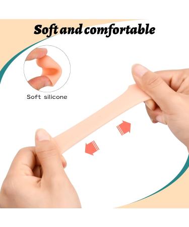 10 Silicone Toe Caps - Soft Gel Toe Protection for Men & Women | Prevent Blisters Corns & Hammer Toes - 3 Sizes Skin Tone Options - Buy Online on GoSupps.com