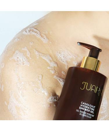 Juara Candlenut Hydrating Shower Gel - 12 oz | Moisturizing Body Wash | Natural Soap for Gentle Nourishment | Cruelty-Free & Vegan - Buy Online on GoSupps.com