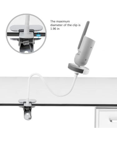 Holaca Babyphone Clip Holder - Philips Avent Video Baby Monitor Bracket (SCD923/26 SCD921/26) - White Secure Mounting Solution for Baby Cameras - Buy Online on GoSupps.com