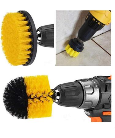 8PCS Drill Cleaning Brush Attachment Set Scrub Scouring Pads Power Scrubbing Brush Household Cleaner Kit for Kitchen Tires Bathroom Floor Tiles Showers - Buy Online on GoSupps.com