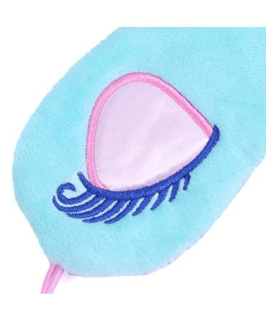 AKOAK Pack of 2 Princess Crown Sleeping Eye Masks for Girls - Pink + Light Blue - Buy Online on GoSupps.com