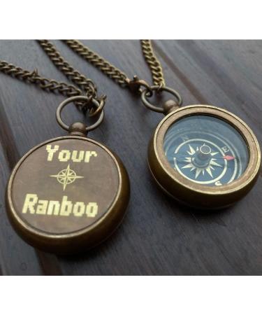 Customized Dream SMP Compass Necklace for MCYT Fans | Personalized Ranboo, Tubbo, Tommy Logo | Minecraft Gift with Working Compass - Buy Online on GoSupps.com