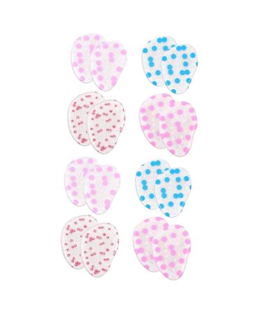 Gatuida 8 Pairs Feet Pads for Heels High Heel Forefoot Pad Anti Slip Feet Pads High Heel Pads Silicon Foot Pads Pointed Toe Pads Half Insoles Half Size Pad High Heels