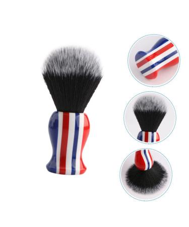 Soft Fur Shaving Brush & Mustache Grooming Tool - Durable Beard Brush for Men with Handle | Perfect Facial Cleaning Brush - Buy Online on GoSupps.com