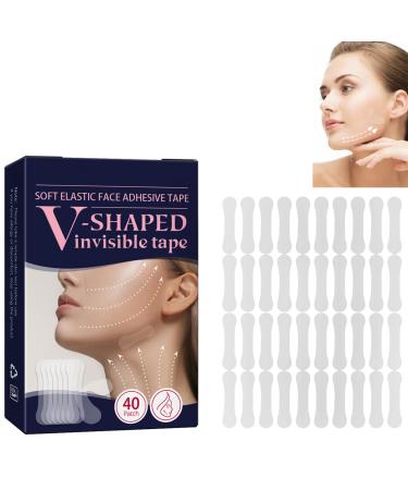 KOAHDE Face Lifting Invisible Patch Updated Face Lift Tape Tightening Skin Invisible Stickers Facial Lift Strips Facial Lifting Patch Instant Face Lifting Strips for Double Chin Face Lift Stickers