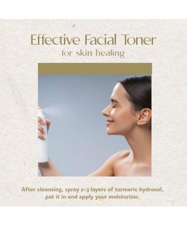 BEMT Turmeric Hydrosol Toner for Dry & Sensitive Skin | 100% Steam-Distilled Haldi Water | Refreshing Facial Mist & Natural Skin Tonic | 100 ml - Buy Online on GoSupps.com