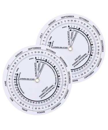 2 Pcs Pregnancy Wheel  Pregnant Due Date Calculator