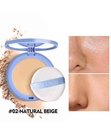 SACE LADY 3Pcs Face Makeup Set with BB Cushion Foundation, Pressed Powder, Sponge and Bag - Long Lasting, Waterproof, Natural Cosmetics - Buy Online on GoSupps.com