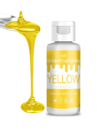 Fat-Soluble Yellow Food Coloring - 60ml Oil-Based for Chocolate Baking Macarons & Fondant | Concentrated Color for Decorative Cakes & Sweets - Buy Online on GoSupps.com