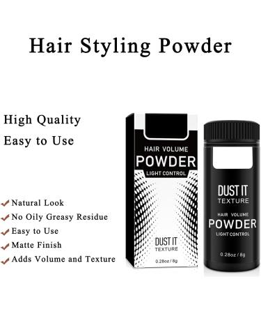Hair Styling Powder - Hair Powder Men - Unisex Root Hair Volume Powder - Natural Matte Finish Hair Volumizer - Invisible Texture Instant Volume and Root Boost - All Hair Types - Buy Online on GoSupps.com