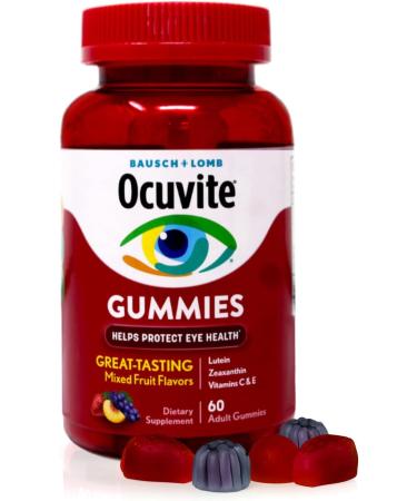 Ocuvite Eye Health Gummies Mixed Fruit Flavors 60 Count (Pack of 2) - Buy Online on GoSupps.com