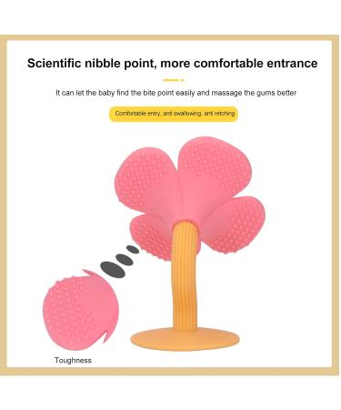 Unique Cherry Pink Baby Teether Toy - High Temperature Resistant & Easy to Grip for International Shipping - Buy Online on GoSupps.com