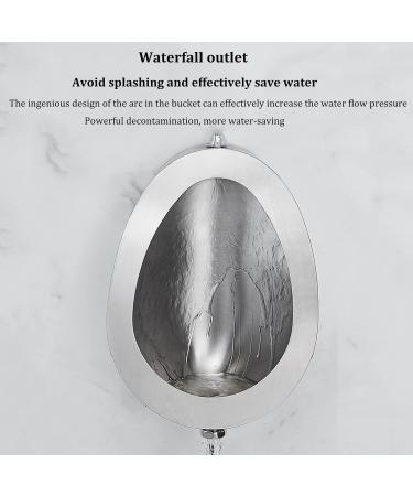 High-Efficiency Flushing Adult Stainless Steel Urinal Automatic Induction Wall-Mounted Urinal with Flush Valve Deodorant and Anti-Blocking Public Toilet Urinal Used in - Buy Online on GoSupps.com