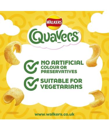 Walkers Quavers Variety Snacks 20X16g Walkers Crips Under 100 Calories 20 Flavors Cheese Prawn Cocktail BBQ Sauce Potato Snack - Buy Online on GoSupps.com