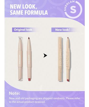 SHEGLAM 2 In 1 Matte Lip Liner & Long Lasting Lipstick Set - Soft Chai | Best International Shipping - Shop Now - Buy Online on GoSupps.com