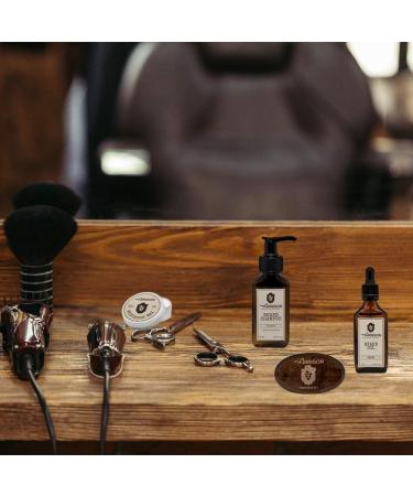Arrison Beard Kit Made in Italy | 4-Part Beard Set with Birchwood Box Shampoo Conditioner Wax Beard Oil Comb & Brush - Buy Online on GoSupps.com