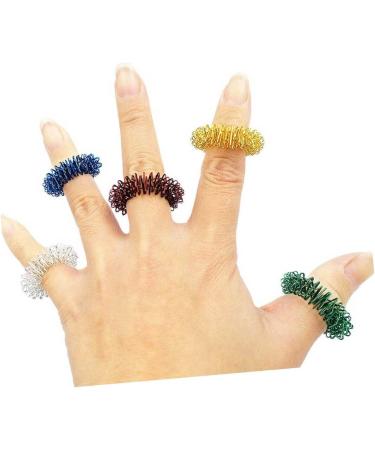 FRCOLOR 12 STK Acupressure Rings for Kids | Sensory Finger Rings & Massage Toys | Perfect for Elementary School & Play - Buy Online on GoSupps.com