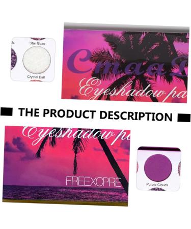 VINTORKY 1 Box Eyeshadow Palette Matte Eyeshadow Woman Eyeshadow Pallet Eyeshadow Powder Colorful Plastic - Buy Online on GoSupps.com
