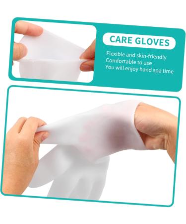 Healeved 2 Pairs Moisturizing Gloves Hand Softening Dry Skin Care Essential Oil Glove Pink Cracked Gel Gloves Sun Protection Gloves for Women Mittens Lotion Spa Sebs White Cosmetic Women's - Buy Online on GoSupps.com