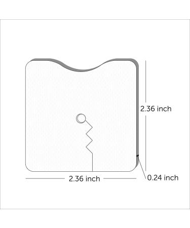 Thick Tracheostomy Dressing Pads - Soft Breathable & Highly Absorbent - Fits 5-10mm Catheters - Pack of 6 for Ultimate Comfort - Buy Online on GoSupps.com