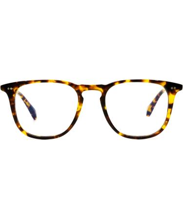 Buy DIFF Maxwell Designer Square Blue Light Blocking Glasses - Amber Tortoise for Men & Women | International Shipping Available - Buy Online on GoSupps.com