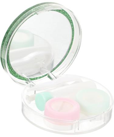 Buy Solustrie Travel Lens Case - Small Plastic Contact Lens Container with Mirror & Foil - Perfect for Colored Contacts & Outdoor Use - Buy Online on GoSupps.com
