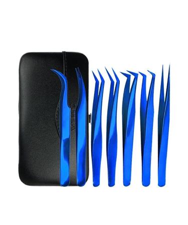 Volume Eyelash Tweezers Stainless Steel Super Hard Tweezers High Precision Antistatic Tweezers Eyelash Extension Custom