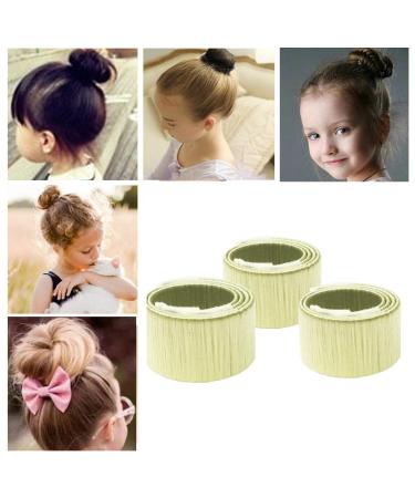 Buy Bofect Dutt Band Donut Maker for Kids - 3 Pack Foam Hair Bun & French Twist Styling Tools (Blond) - Perfect DIY Hairstyle Helper - Buy Online on GoSupps.com