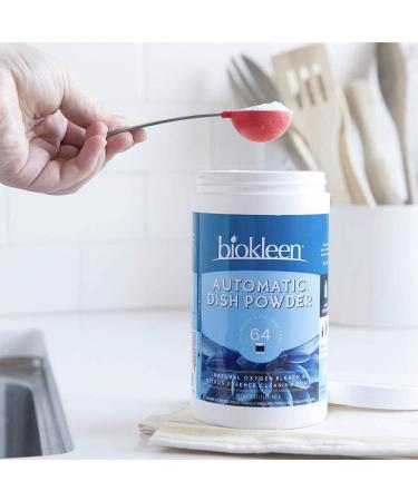 Biokleen Automatic Dishwashing Powder - Eco-Friendly Non-Toxic Citrus Essence Phosphate & Chlorine Free 2 lbs (Pack of 12) - International Shipping Available - Buy Online on GoSupps.com