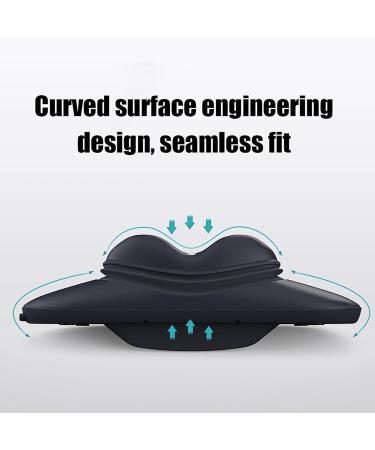 Mobyat Cervical Traction Instrument | LCD Touchscreen Neck Traction Heater | Dual-Airbag 15 Intensity Levels & Auto Shutdown for Cervical Spine Relief - International Shipping Available - Buy Online on GoSupps.com