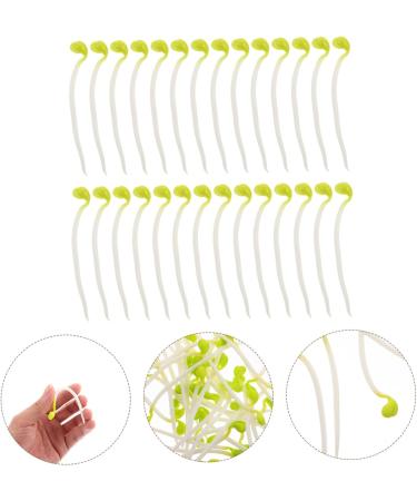 Alipis 100 Pcs Bean Sprouts Toy Small Plant Lifelike Bean Sprout Decoration for Home Faux Plants Delicate Bean Sprout Food Decor Wedding Decor Fruit Toys Pvc Artificial Household Products - Buy Online on GoSupps.com
