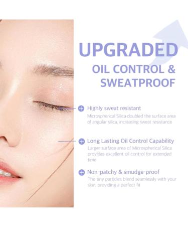 Lavender Matte Powder Lavender Matte Powder Control Oil Silky Control Oil Mini Powder Durable Makeup to Create Softness (2pcs) - Buy Online on GoSupps.com
