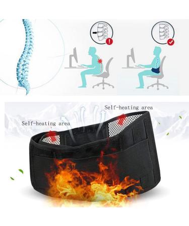 Heating Lower Back Brace for Pain Relief | Adjustable Magnetic Therapy Support Belt for Sciatica Herniated Disc & Scoliosis - Unisex - Buy Online on GoSupps.com
