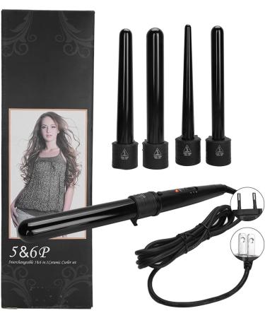 5 in 1 Curling Iron Curling Iron Wand Set Led Adjustable Temperature Hair Styling Curling Iron 5 Curling Irons of Different Sizes to Create Different Hairstyles 110 240V(US) - Buy Online on GoSupps.com