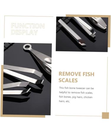 Minkissy 3pcs Removal Clip Shaver & Fish Scaler Tools - Japanese Tweezers for Fish Bone Chicken & Pig Removal | Shop Now - Buy Online on GoSupps.com