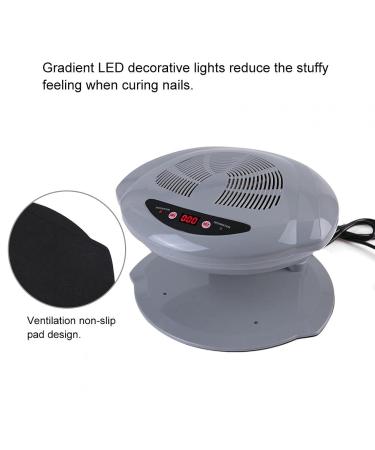 Professional Nail Dryer - Non-Slip Manicure Tool | 220V Silver | International Shipping - Buy Online on GoSupps.com