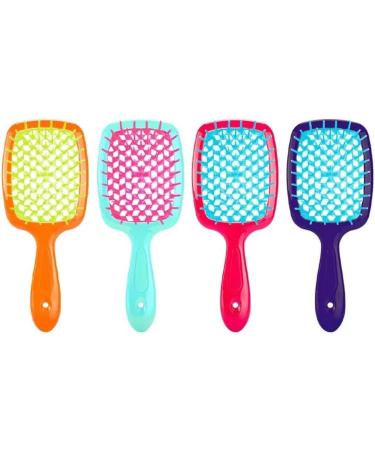 Comb 1 Piece Of Wide Toothed Air Cushion Comb Massage Dry Wet Comb Hollow Comb Salon Hair Brush Set Wide Tooth Comb (Color : E) - Buy Online on GoSupps.com