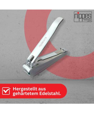 Nipple Solingen Nail Clippers - 8cm with Nail Trap | Premium Nail Care for Thick Nails | Footnail Knipser - International Shipping Available - Buy Online on GoSupps.com