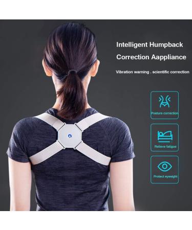 Posture Corrector Smart Back Brace Posture Corrector Intelligent Inductive Adult Child Artifact Hunchback Correction Belt Office Sport Fitness Support Brace - Buy Online on GoSupps.com
