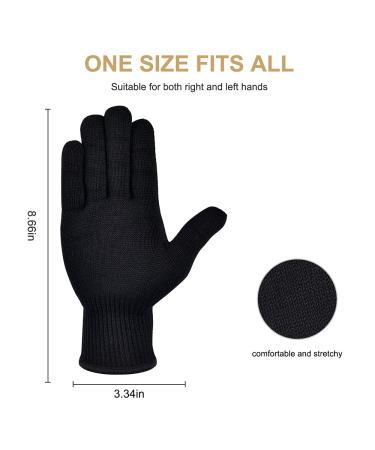 IKOCO 2Pcs Heat Gloves for Hair Styling - Heat Proof Mitts for Curling Iron, Flat Iron, and Hot-Air Brushes - Buy Online on GoSupps.com