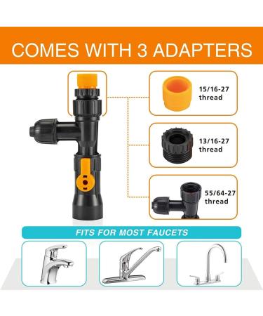 hygger Bucket-Free Aquarium Water Change Kit Fish Tank Auto Siphon Pump Gravel Cleaner Tube with Long Hose Water Changer Maintenance Tool (25FT) - Buy Online on GoSupps.com