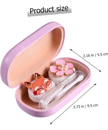 LALAFINA 3 Series Box Colored Lenses - Premium Syal Lens Container & Organizer Set | Local Mirror Housing & Foil | 3PCs (9.5x5.5cm) - Multi-functional Hastering Suite - Buy Online on GoSupps.com