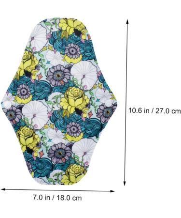 Heallily 5pcs Charcoal Fiber Reusable Sanitary Napkins | Washable Cloth Menstrual Pads & Panty Liners for Women & Girls - Eco-Friendly & Comfortable - Buy Online on GoSupps.com