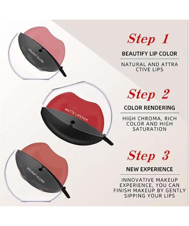 Gokame 12PC Matt Liquid Lipstick Set - Long-Lasting Waterproof Non-Stick Velvet Matte Lip Gloss for Effortless Makeup - Buy Online on GoSupps.com